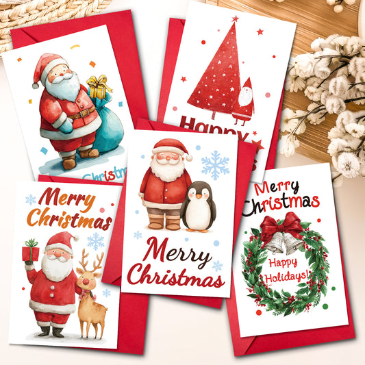 5X Christmas Cards